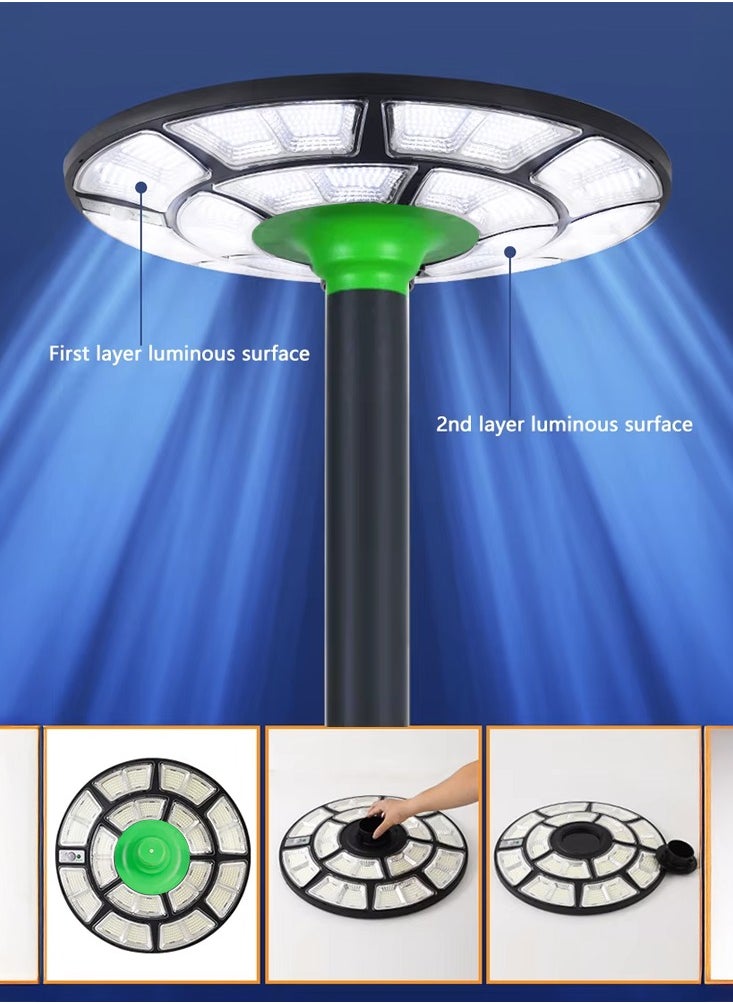 Solar Powered Garden Street Lamp with 180cm pole and Sturdy Base 200W