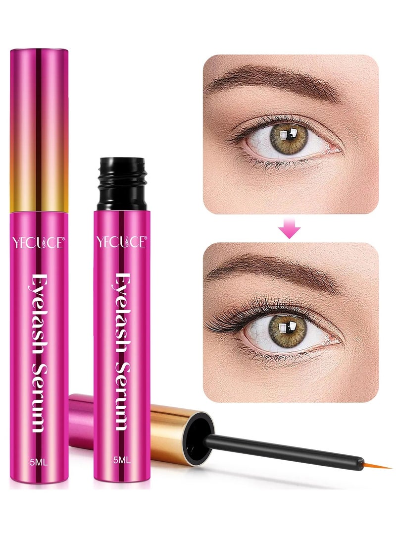 Eyelash Serum Rapid Eyelash Growth Serum Lash Serum for Eyelash Growth Lash Growth Serum for Stronger Healthier Fuller Longer Lashes and Brows Lash and Brow Growth Serum 5ml