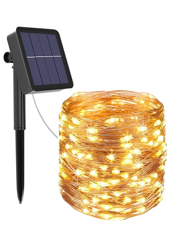 Outdoor Solar String Lights 106.6 FT 300 LED Solar Powered  Decorative Fairy Lights with 8 Modes Waterproof Light Warm White