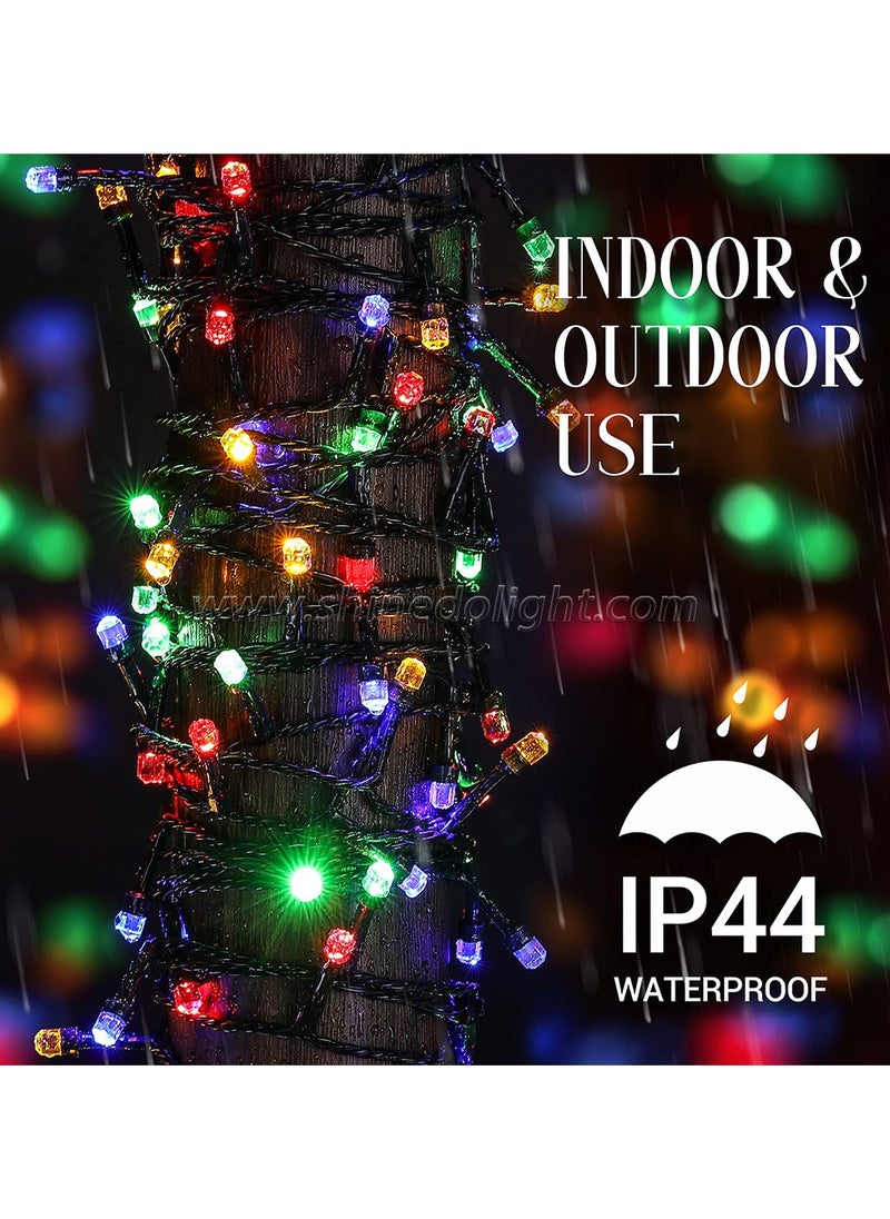 Lights Outdoor Waterproof RGB Indoor Christmas String Lights Warm White Christmas Tree Lights for Room Bedroom Wedding