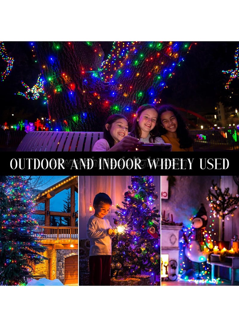 Lights Outdoor Waterproof RGB Indoor Christmas String Lights Warm White Christmas Tree Lights for Room Bedroom Wedding