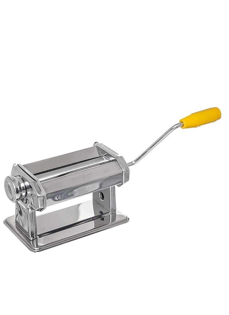 Pasta Maker | Stainless Steel | Manual Pasta Machine for Spaghetti, Tagliatelle or Lasagne Pasta Machine for Rolling Dough