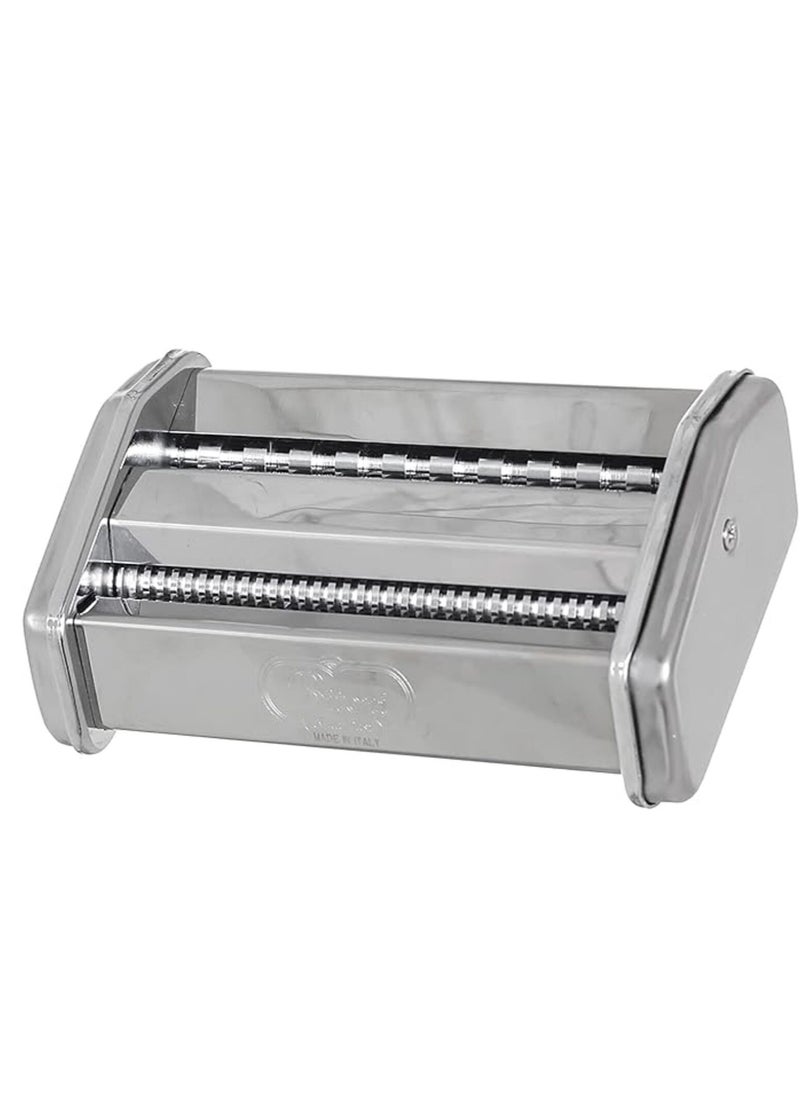 Pasta Maker | Stainless Steel | Manual Pasta Machine for Spaghetti, Tagliatelle or Lasagne Pasta Machine for Rolling Dough