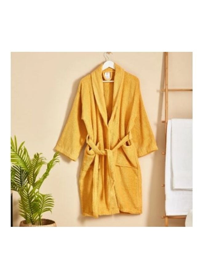 Essential Cotton Shawl Large Bathrobe Yellow Lcm