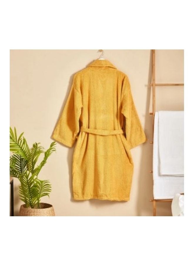 Essential Cotton Shawl Large Bathrobe Yellow Lcm