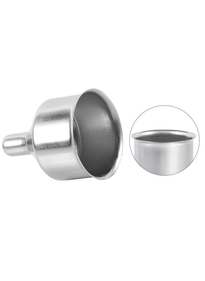 Stainless Steel Mini Funnels Multi-Purpose Small Funnels For Drinking Liquor Flask, Essential Oil Bottle, Spice Powder Homemade Make-Up Fillers Silver, Pack Of 1