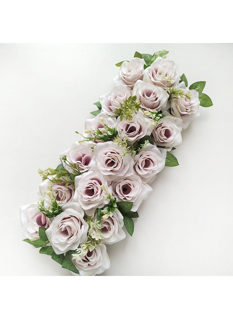 Wedding Floral Arrangement Archway Decor gradient pink purple