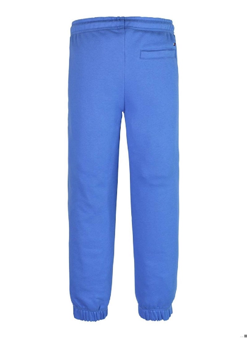 Kids' Logo Sweatpants - Cotton, Blue