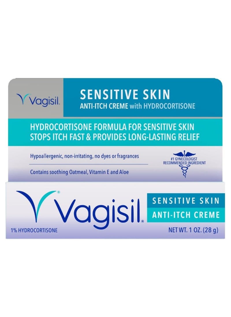 Vagisil Anti-Itch Creme Maximum Strength Sensitive Skin 1 oz (28g)