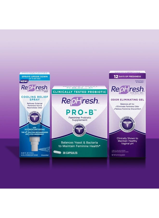 RepHresh Odor Eliminating Vaginal Gel, 4ct (0.07oz)