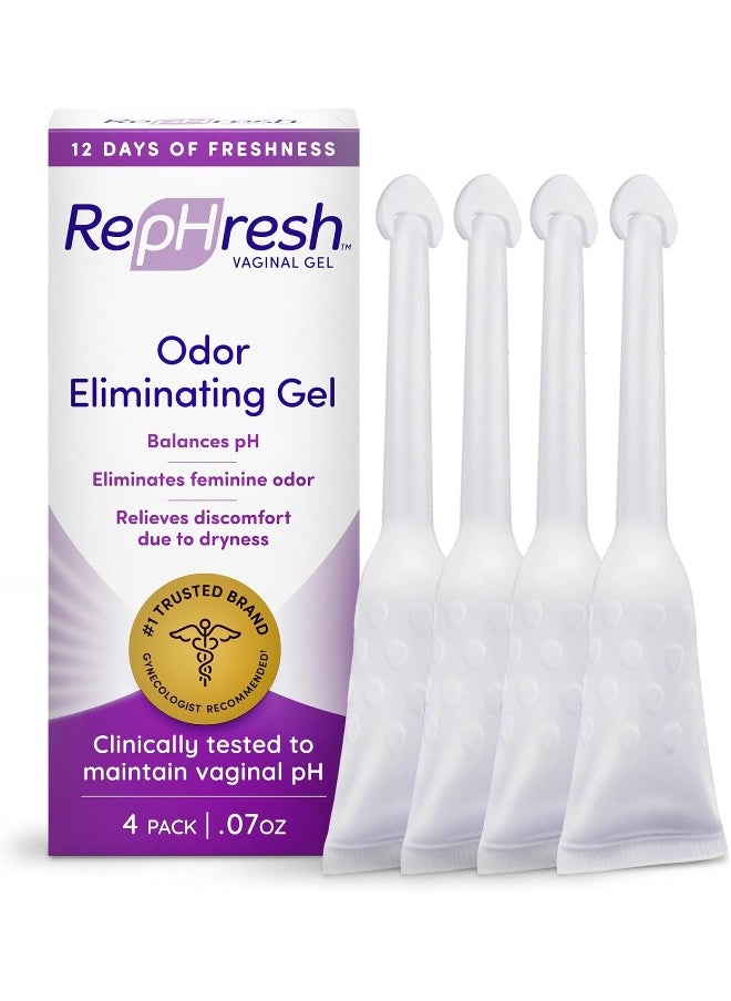 RepHresh Odor Eliminating Vaginal Gel, 4ct (0.07oz)