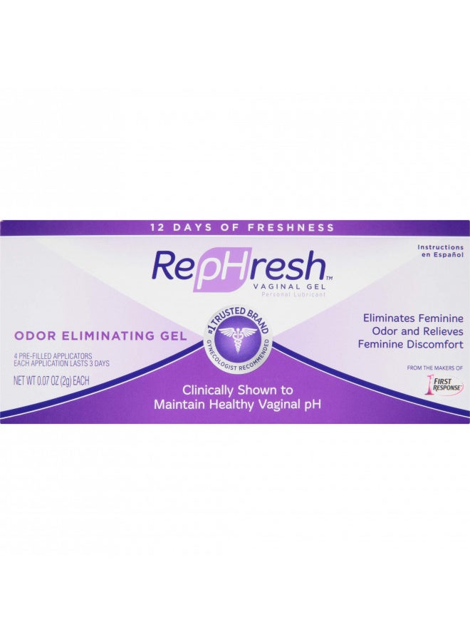 RepHresh Odor Eliminating Vaginal Gel, 4ct (0.07oz)