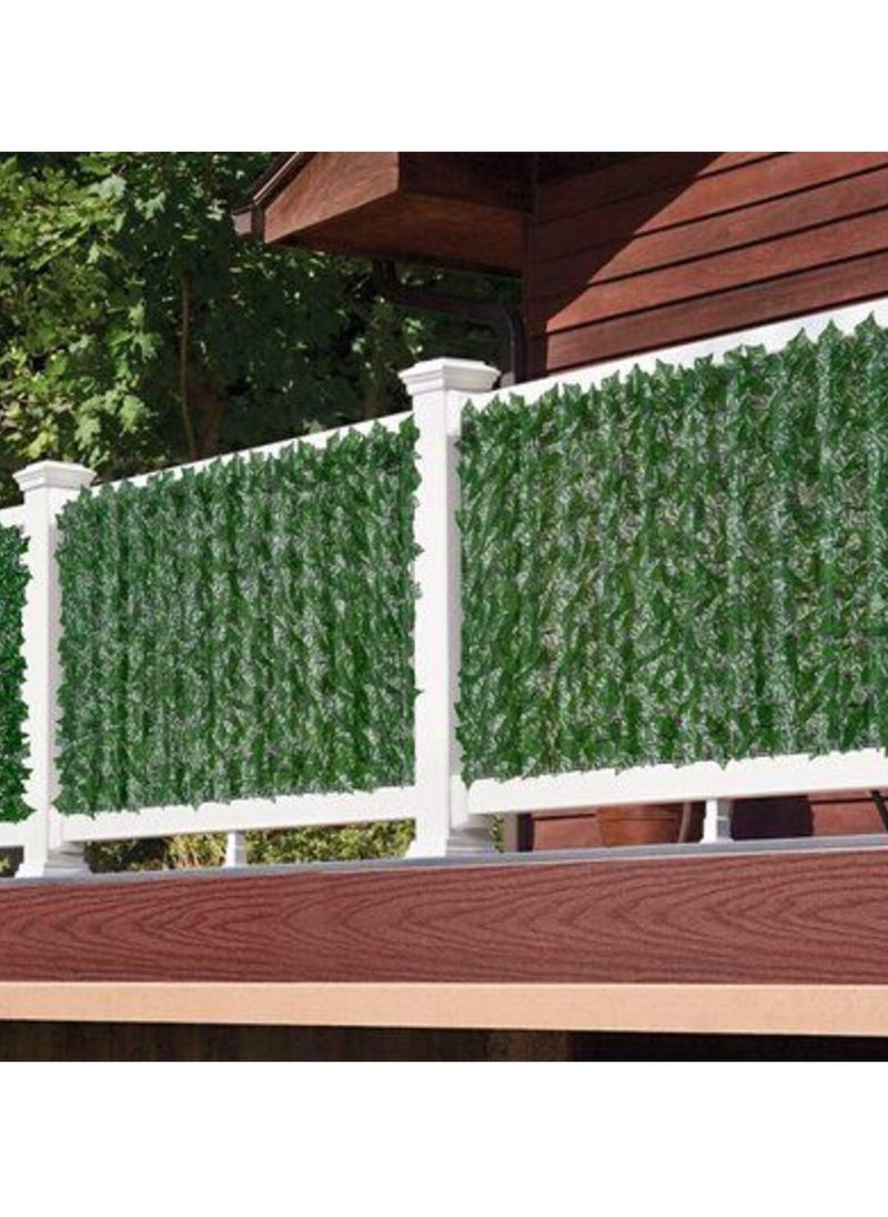 Artificial Wall Grass Privacy Fence Screen Ivy Screen Privacy Garden Fence UV Protected Greenery Wall Backdrop Artificial Hedges Plant Artificial Hedges 1 X 4 Meter