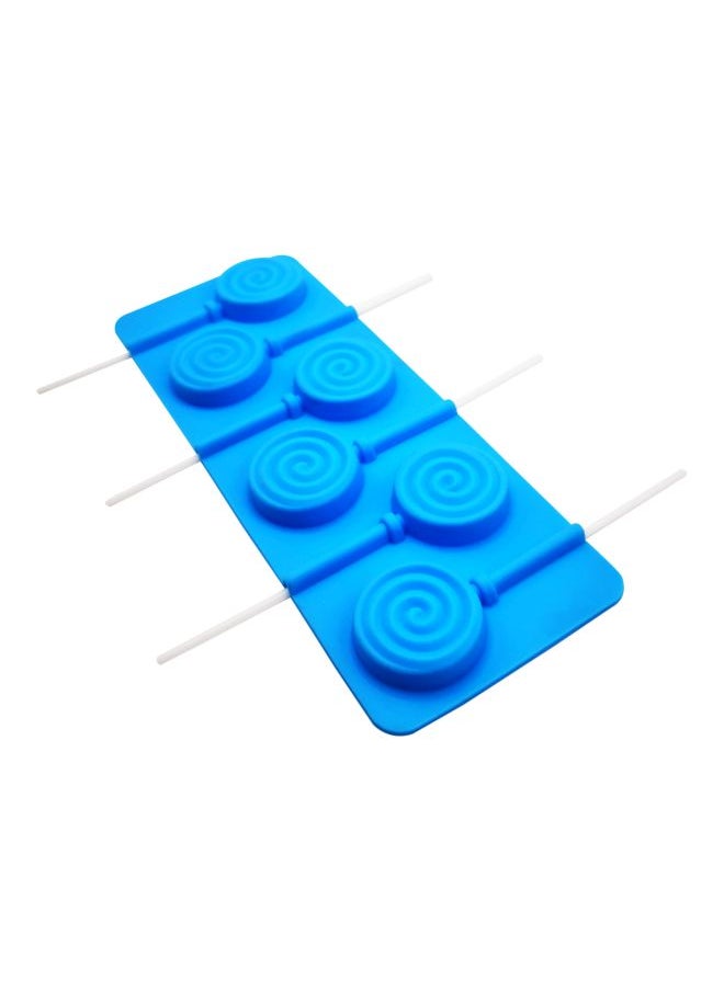 Fondant Lollipop Mould With Reusable Stick Blue 25x9.5cm