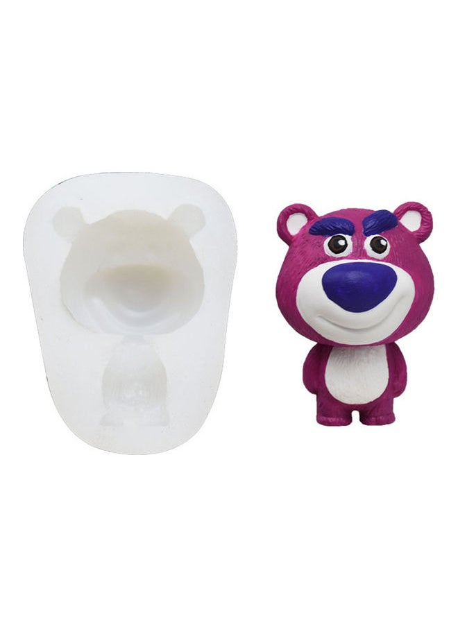 Baking Mold Little Bear Silicone Cake Mousse Chocolate Mould Food-grade Diy Mold Kitchen Baking Tools multicolor 8*8*8cm