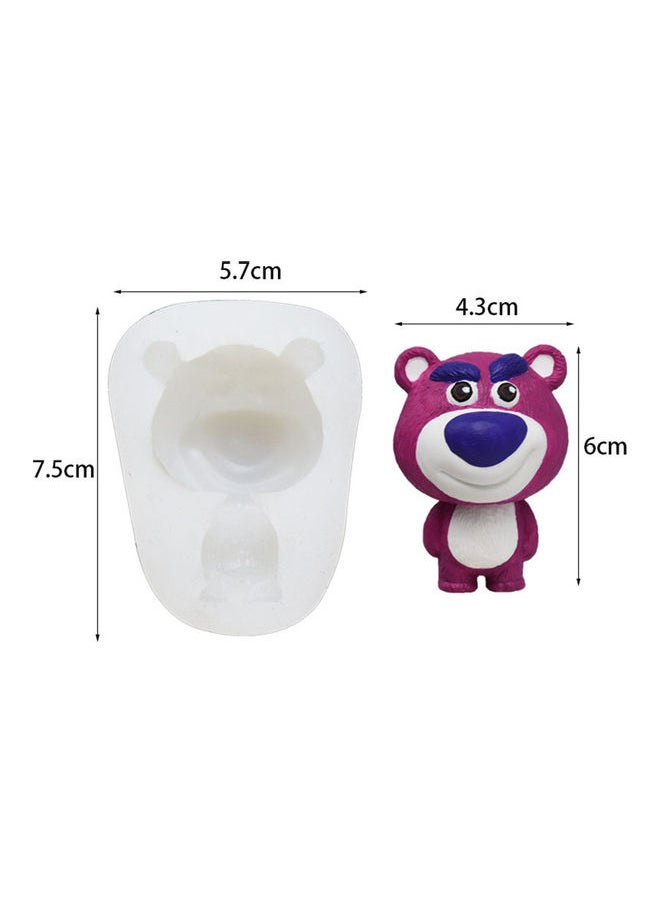 Baking Mold Little Bear Silicone Cake Mousse Chocolate Mould Food-grade Diy Mold Kitchen Baking Tools multicolor 8*8*8cm