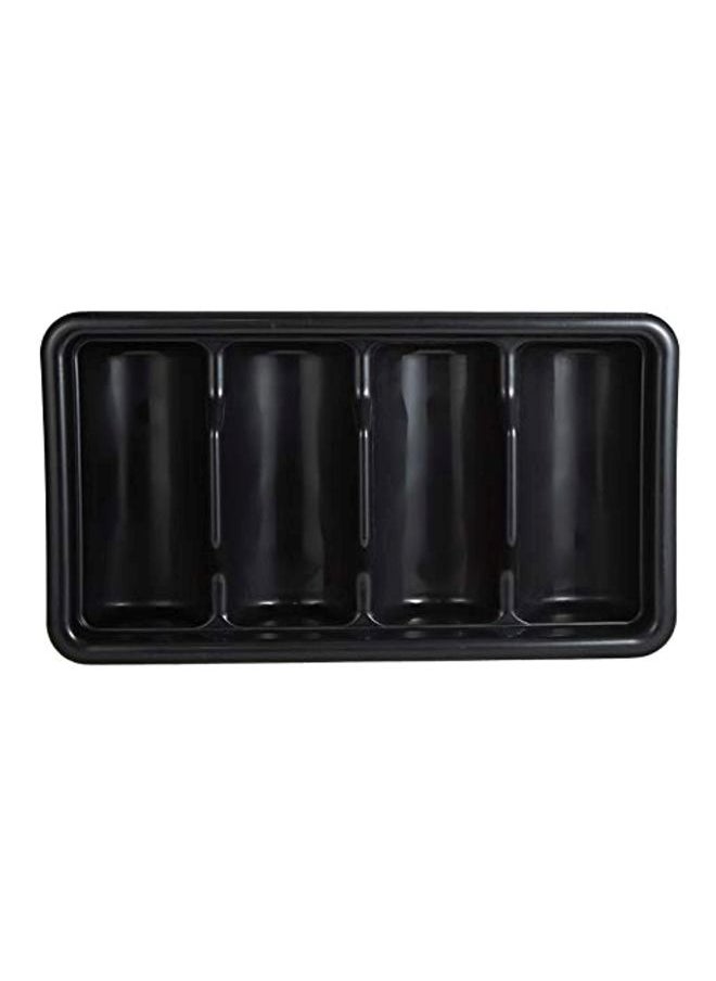 4-Cavity Plastic Making Mould Black 52x29.5x8.5cm