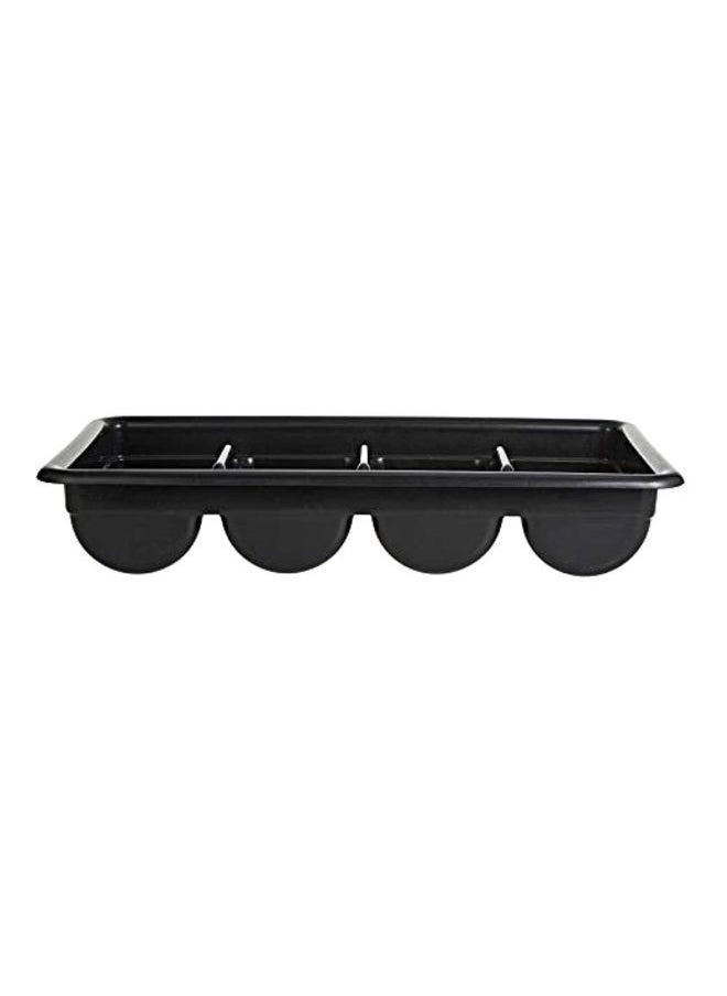 4-Cavity Plastic Making Mould Black 52x29.5x8.5cm