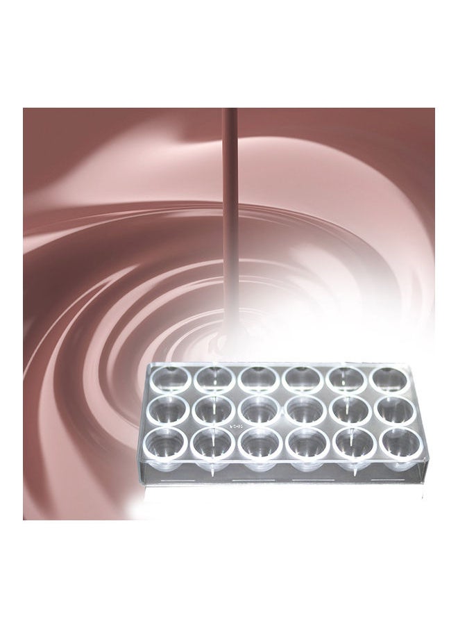 Polycarbonate Chocolate Mould Transparent 13.5X27.5cm