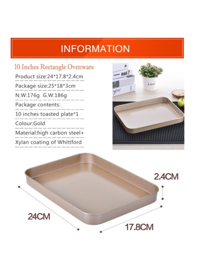 Oven Pan Tray Gold 10inch