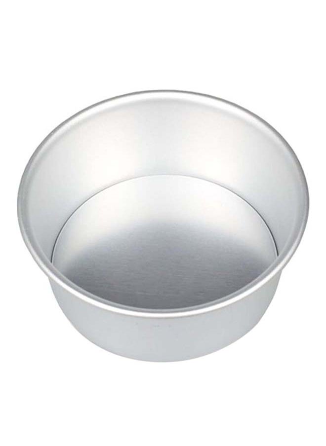 Round Bottom Cheesecake Pan Silver 6inch