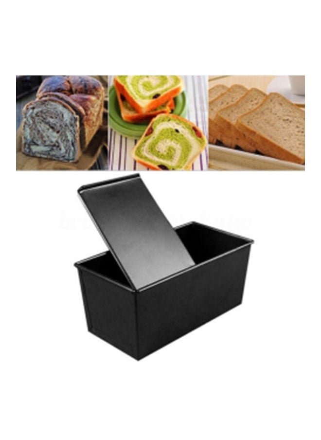 Non-Stick Baking Pan Black 22x12x10centimeter