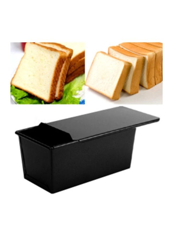 Non-Stick Baking Pan Black 22x12x10centimeter