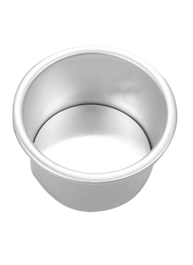 Aluminum Round Shape Baking Pan Silver