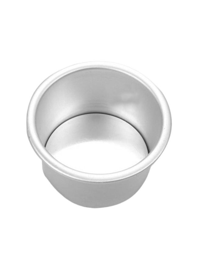 Aluminum Round Shape Baking Pan Silver