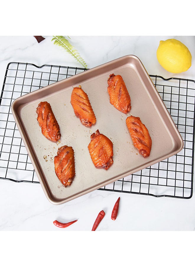 Non-Stick Carbon Steel Rectangular Bread Mould Rose Gold