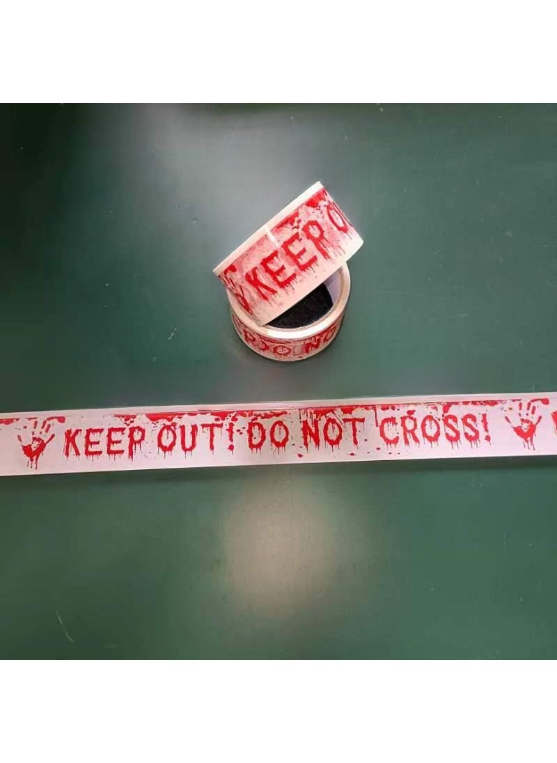 Halloween Decor Caution Tape Do Not Enter KEEP OUT DO NOT CROSS