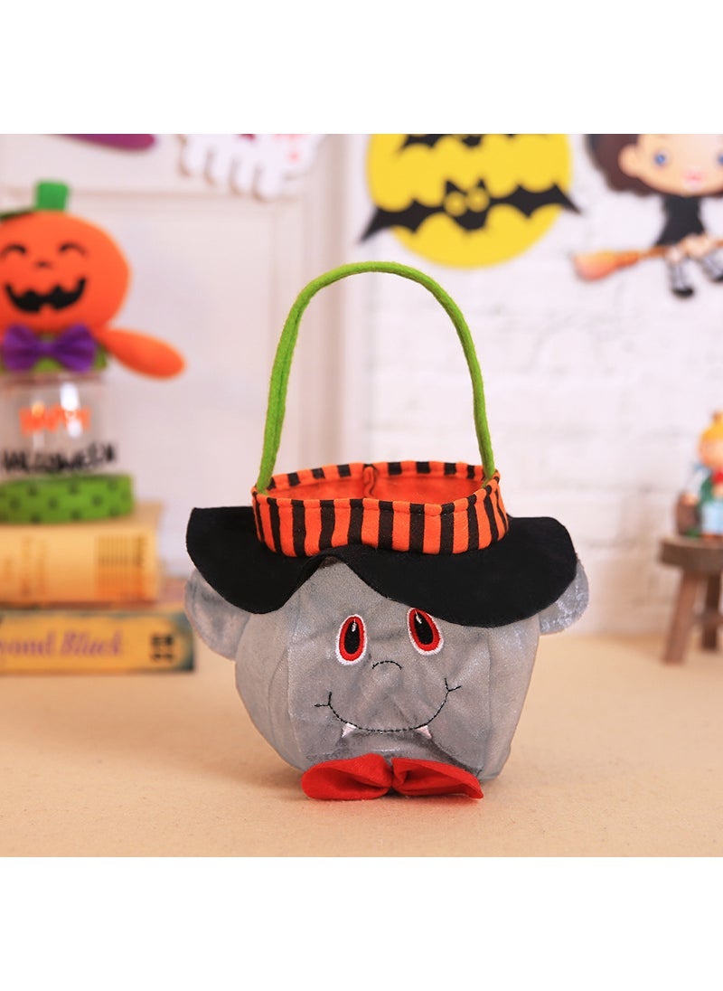 Halloween Witch Pumpkin Candy Bag for Kids W-WS31 vampire cartoon candy bag