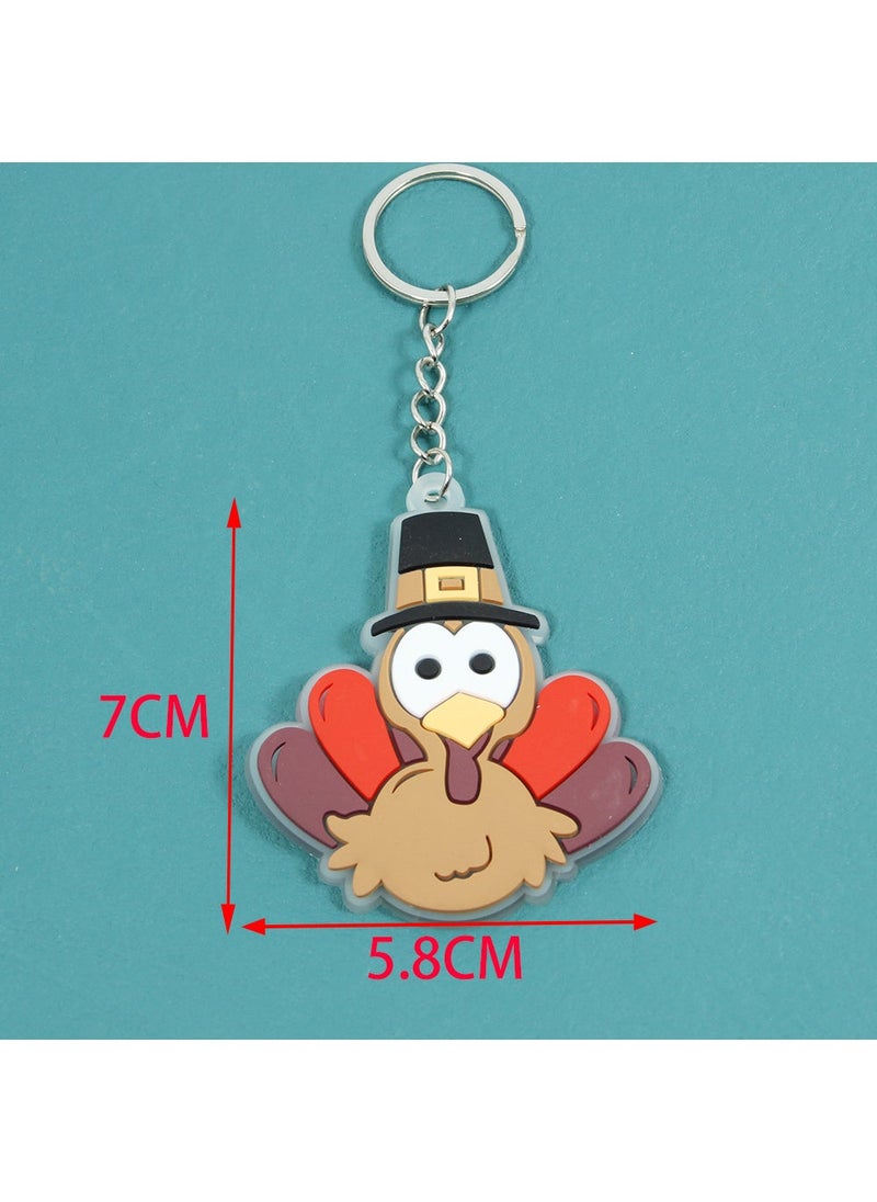 New Halloween Keychain Bat Pumpkin Charm H004/Turkey Keychain