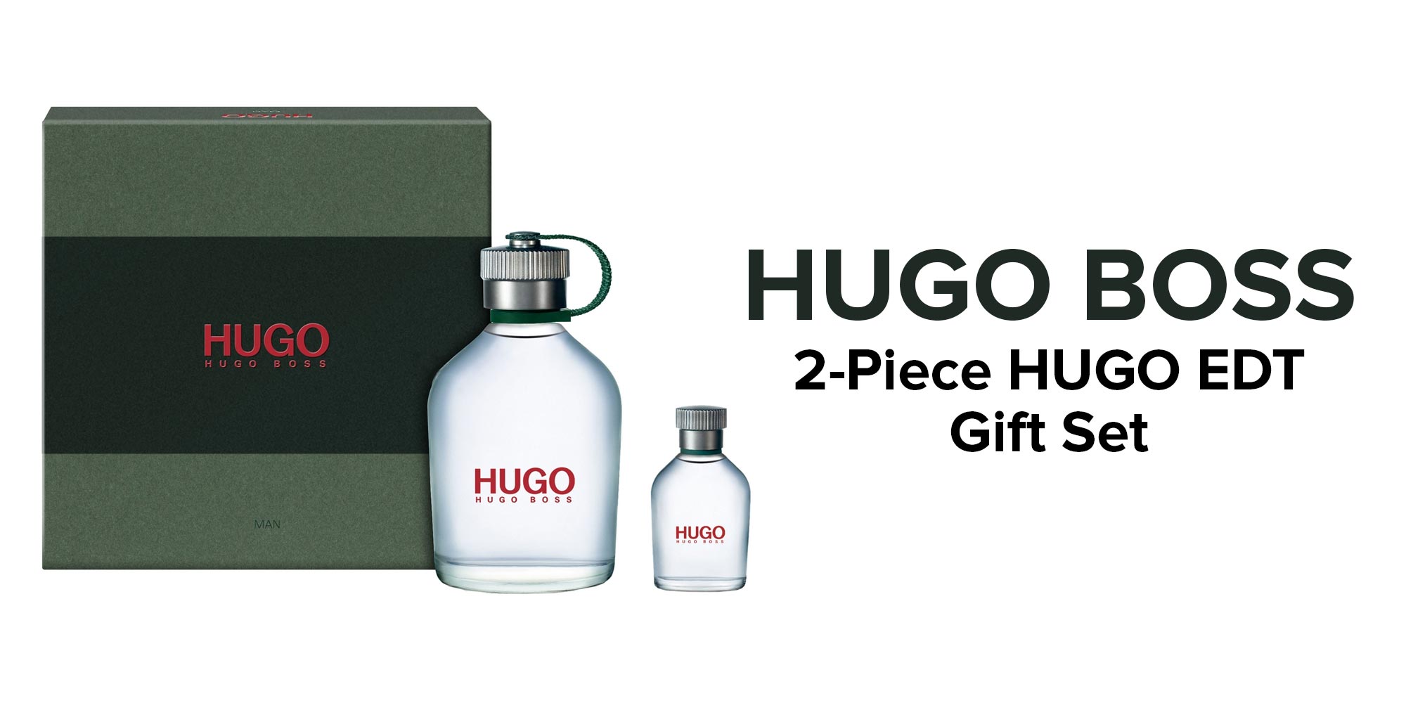 2-Piece Hugo Boss Gift Set EDT Spray 125ml, Travel EDT Spray 40ml