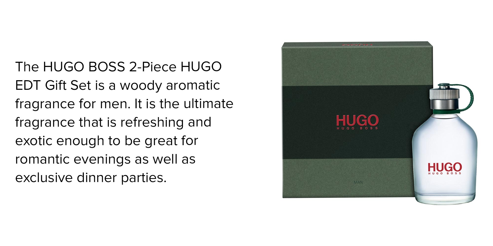 2-Piece Hugo Boss Gift Set EDT Spray 125ml, Travel EDT Spray 40ml