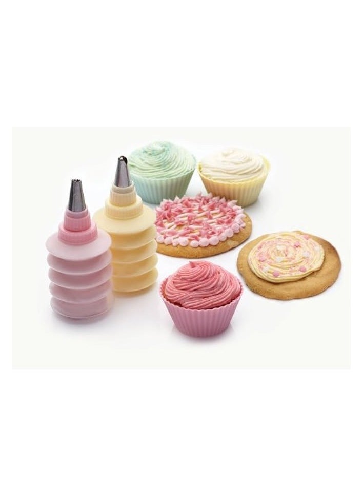 DOES IT KITCHENCRAFT Four Piece Cookie and Cupcake Decorating Kit, Display Boxed