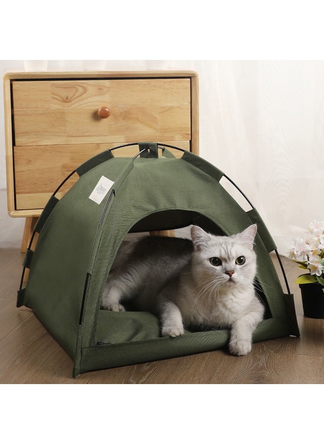 Outdoor Breathable Cooling Mat - Foldable Tent for Pets