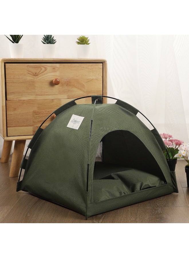 Outdoor Breathable Cooling Mat - Foldable Tent for Pets