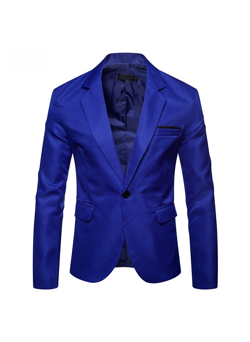 1 x 5 pcs 2023 Mens Autumn Winter Casual Blazer Big Size Dark Blue