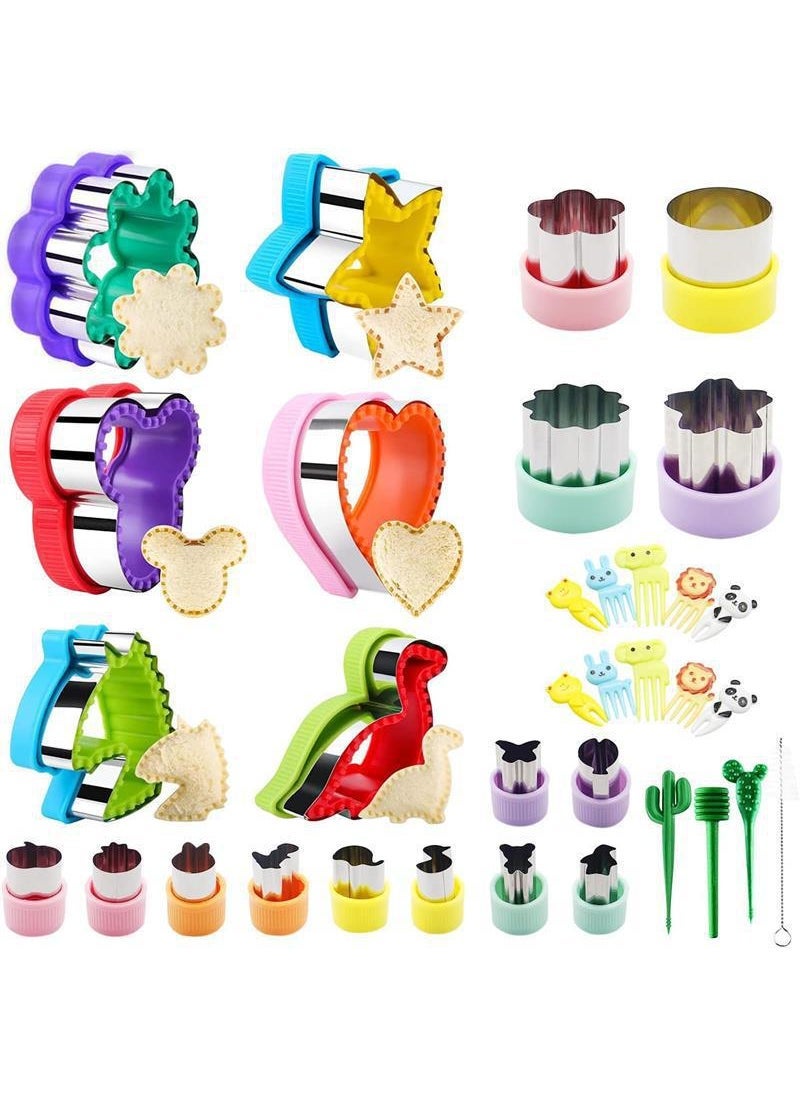 32-Piece Stainless Steel Christmas Cookie Stamps Set 34 piece sandwich mold set