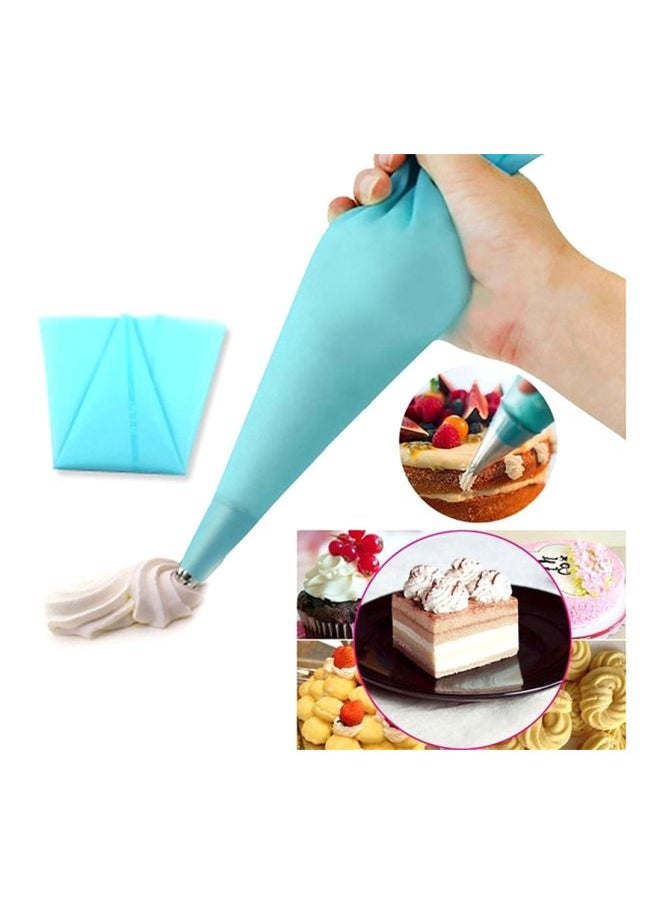 Plastic Icing Cone Light Blue S