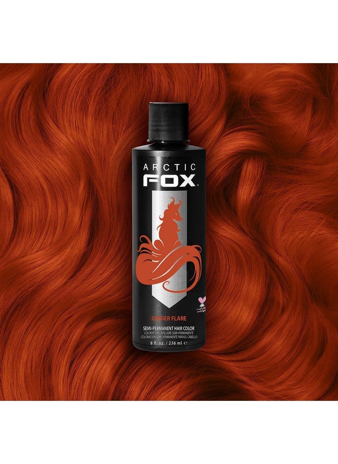 Vegan And Cruelty-Free Semi-Permanent Hair Color Dye (8 Fl Oz, Ginger Flare)