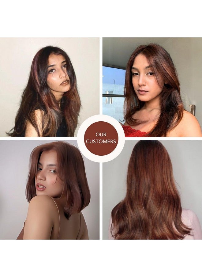 Top-Up Semi-Permanent Coffee Brown Diy Conditioner Based Hair Colour, 120 Gm