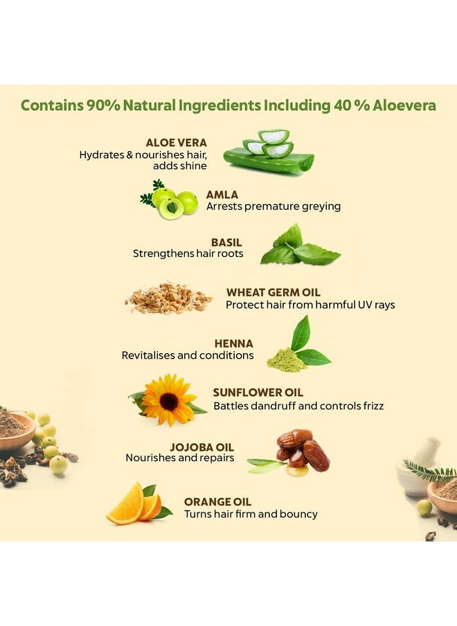 Damage Free Natural Gel Hair Colour For Women | Ammonia & Ppd Free Organic Hair Colour With 100% Grey Coverage, Long Lasting Conditioning Hair Color | Dark Brown 3.00-220 Ml