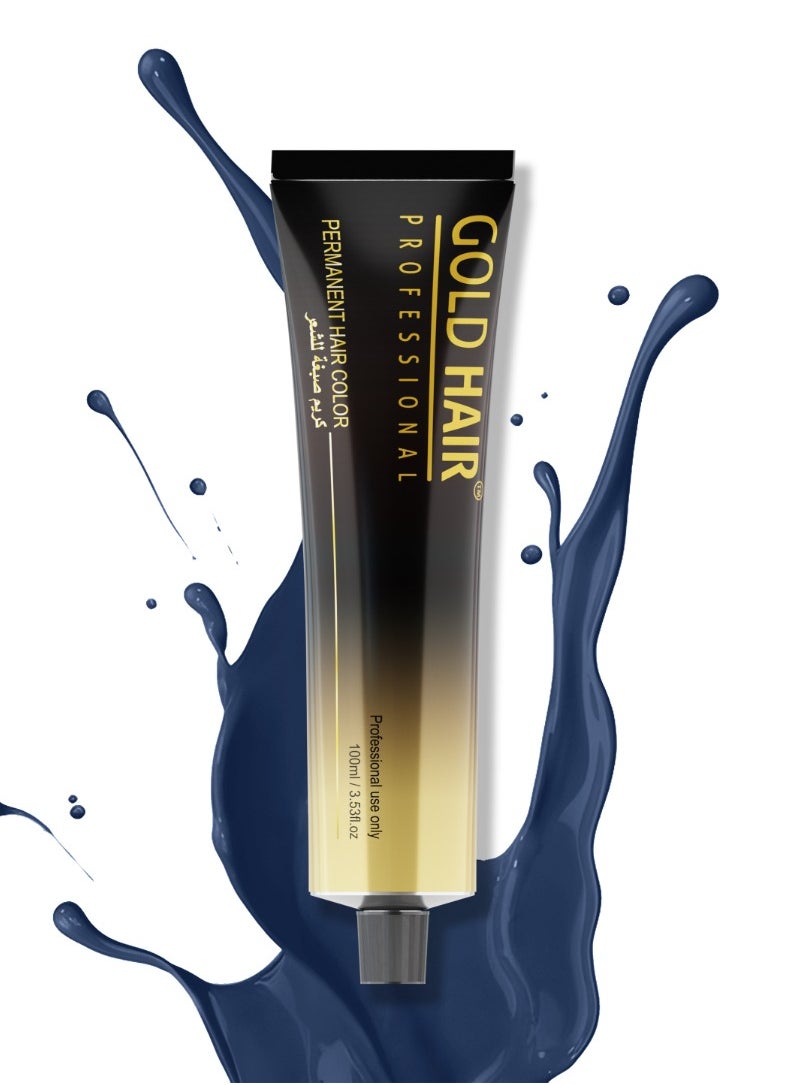 Gold Hair Permanent Hair Color | 8.10 LIGHT BLUE ASH BLOND 100ml