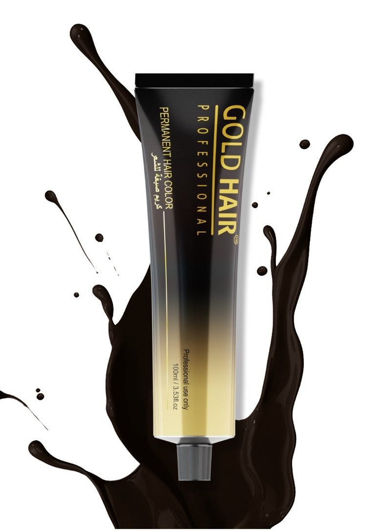 Gold Hair Permanent Hair Color | 4.23 TOBACCO BROWN 100ml