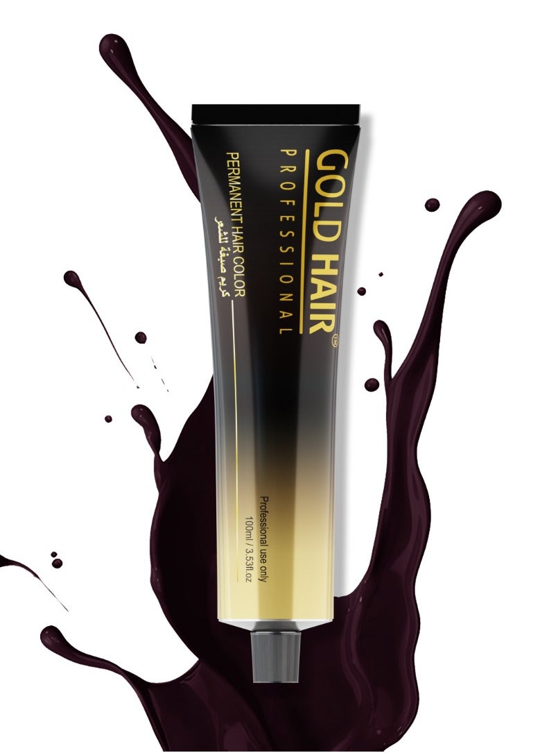 Gold Hair Permanent Hair Color | 4.62 AUBURN BRILLIANT BROWN 100ml