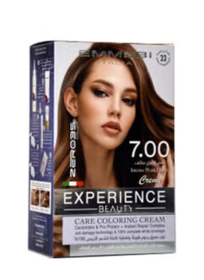 Beauty Experience Italian Permanent Hair Dye Kit Intense Pearl Blonde 7.0.0