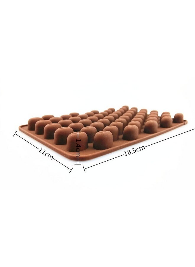 55 Cavity Silicone Coffee Beans Mold Chocolate Candy Ice Cube Tray Cake Decoration Bakeware Mould Maker