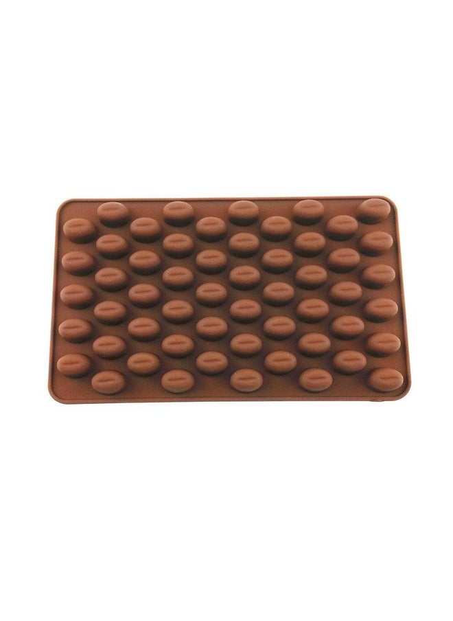 55 Cavity Silicone Coffee Beans Mold Chocolate Candy Ice Cube Tray Cake Decoration Bakeware Mould Maker